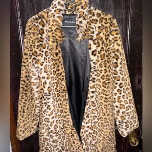 Parisian- Faux fur cheetah print jacket